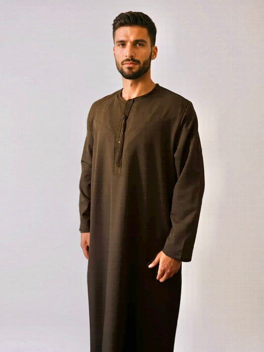 Premium Mocha Brown Thobe
