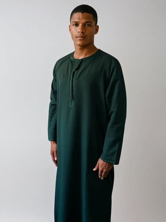 Premium Emerald Green Thobe