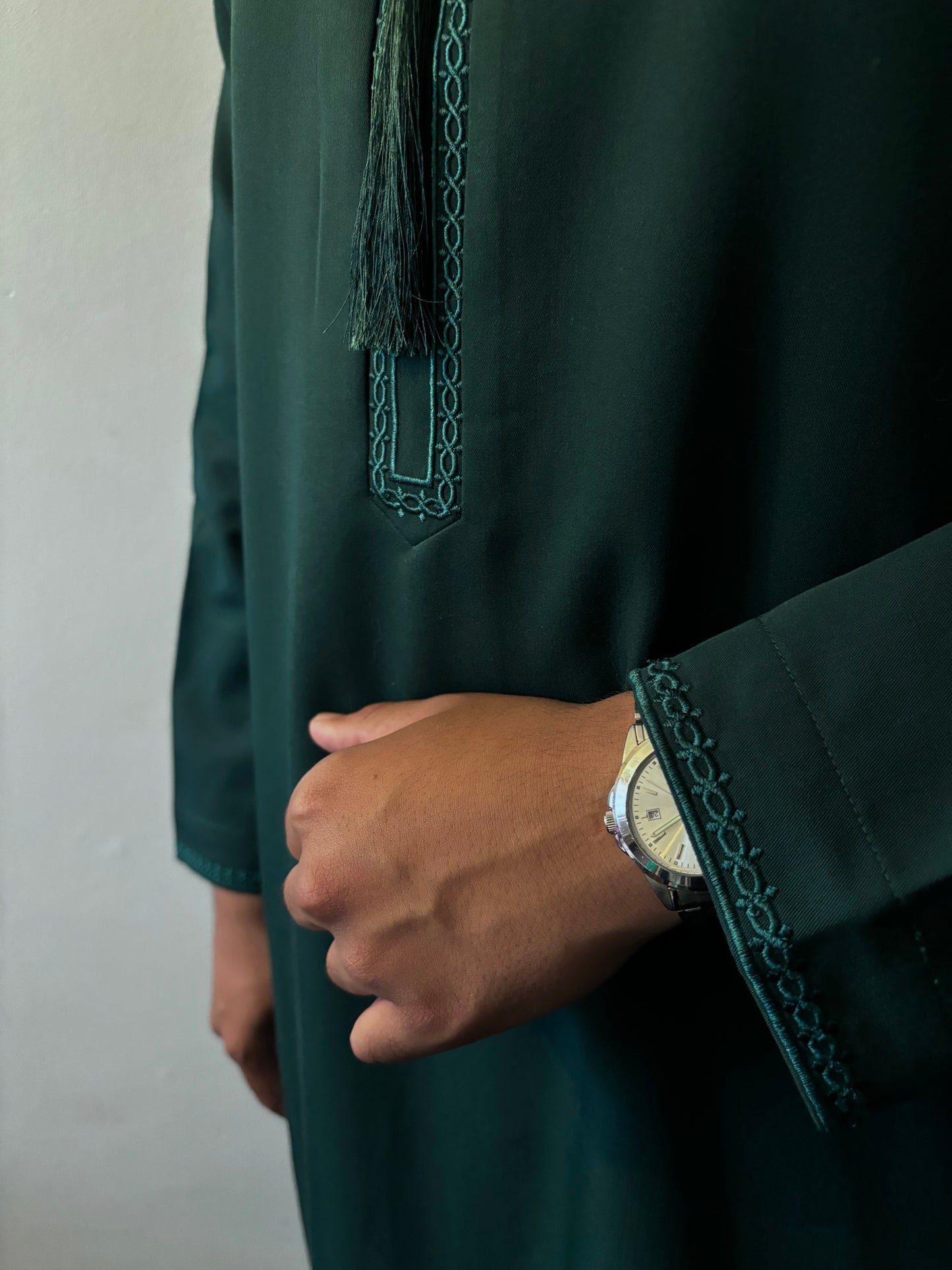 Premium Emerald Green Thobe